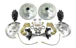 1968 to 1974 Chevy Nova Front Disc Brake Kit Conversion 2" Drop Spindle GM - Bild 1 von 1