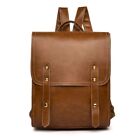 PU Leather Retro Women's Backpack Lightweight College Back Pack  Business