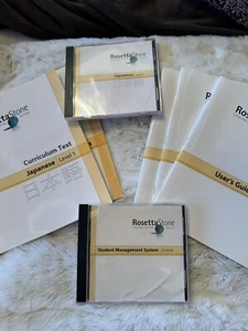 Rosetta Stone Japanese Level 1 Includes Teacher Guide, User Manuals & 2 CDs - Picture 1 of 8