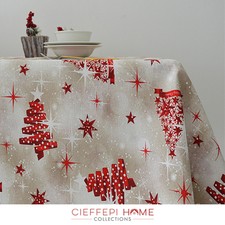 TIVOLI Tovaglia Natale Natalizia - varie misure - Cieffepi Home Collections