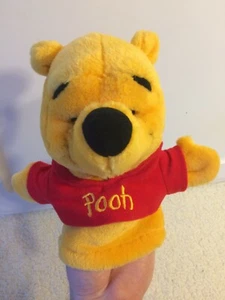 2000 Mattel PLUSH Walt Disney Winnie the Pooh Hand Puppet 9" - Picture 1 of 5