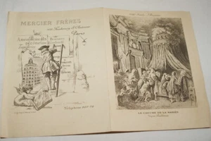 MERCIER FRERES AMEUBLEMENT DECORATION PUBLICITE FAUBOURG SAINT ANTOINE R2313 - Picture 1 of 2