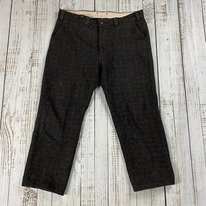CODET WOOL PLAID PANTS MENS 40 x 31 HUTNING PANTS 210R CANADA QUIET MAINE GUIDE - Picture 1 of 10