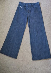 Diesel Women's Jeans D- Akemi W32 L32 Flared Boot cut Jeans - Blue - Good Cond. - Picture 1 of 18