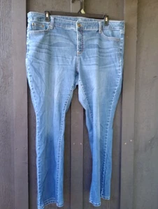 SJB Medium Denim Straight Leg Jeans Sz 20W - Picture 1 of 2