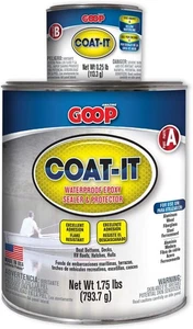 Coat-It Waterproof Epoxy Sealer & Protector Kit - Excellent Adhesion 2 lbs - Picture 1 of 4