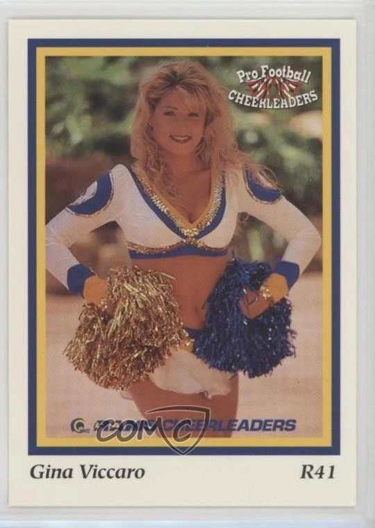 1994 Sideliners Pro Football Cheerleaders Los Angeles Rams Gina Viccaro #R41 - Image 1 of 2