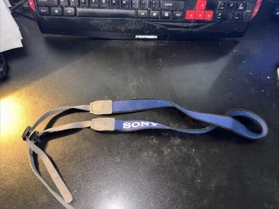 Genuine Original Sony OEM Handycam Camcorder Camera Shoulder Neck Strap blue - Image 1 of 3