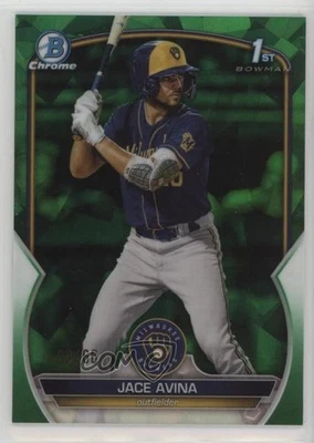 2023 Bowman Sapphire Edition Chrome Prospects Green /60 Jace Avina #BCP-150 - Image 1 of 2