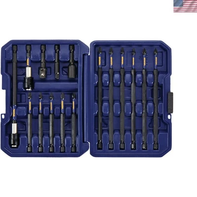 16-Piece Impact Screwdriving Bit Set - Forged Steel for Durability and Precision - Image 1 of 4