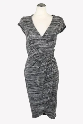 French Connection Damen Kleid Gr. 32 (UK 6) Grau Etuikleid Dress - Bild 1 von 4