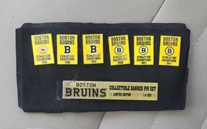 NHL Boston Bruins Stanley Cup Champions Banner Pin Team Ausgabe 6 Jahre von Aminco - Bild 1 von 24