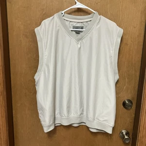 Vintage Penguin Grand Slam Golf Vest Men's XL Ivory - Picture 1 of 3