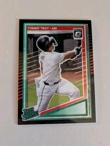 Tommy Troy 2025 Donruss Optic Black Circles Prizm Rated Prospect #138 D'Backs - Picture 1 of 2