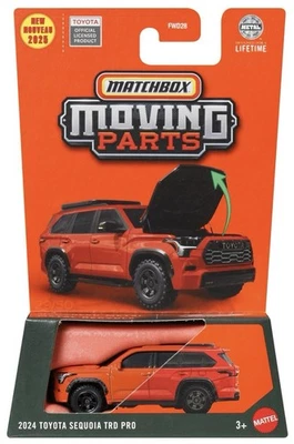 MATCHBOX 2024 TOYOTA SEQUOIA TRD PRO MOVING PARTS 2025 - Image 1 of 2