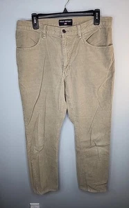 Polo Sport Ralph Lauren pantalone velluto a coste uomo 33x32 beige pantalone cotone vintage - Foto 1 di 15