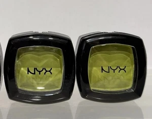NYX Single  Eyeshadow Hypo Allergenic Light Green Full Size 2 pcs NIB ES72A - Picture 1 of 4