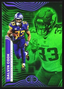 Dalvin Cook 2022 Panini Illusions Emerald Refractor Minnesota Vikings #64 - Picture 1 of 2