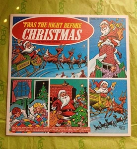 Twas The Night Before Christmas The Mistletoe Singers Vinyl LP - Foto 1 di 6