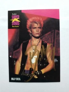 BILLY IDOL Autogramm signed Musik Trading Card 1991 Pro Set Musik Stars - Bild 1 von 1