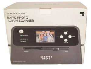 New Open Box Sharper Image Rapid Photo Album Scanner 205799 Picture Digital NIB - Picture 1 of 6