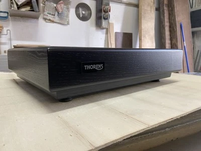 Thorens td 150,150Mk2 Plinth Solid Wood Black Ash Plinth Turntable - Image 1 of 4