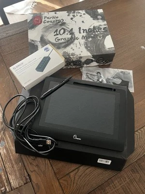 Parblo Mast10 10.1" Graphic Drawing Monitor with for mac PRE-owed no box - Image 1 of 4