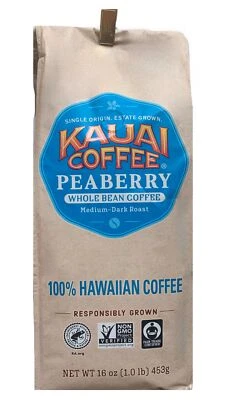 Café Kauai 100 % hawaiano Peaberry - Disfruta de una verdadera indulgencia en la isla Foto 1 de 2