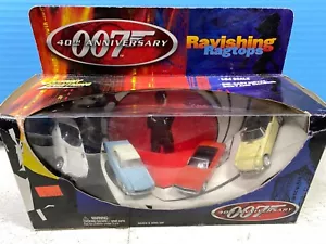 JUEGO DE 4 COCHES 1/64 JOHNNY LIGHTNING OO7 40 ANIVERSARIO RAVISHING RAGTOPS - Imagen 1 de 5