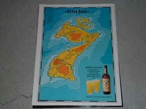 1991 SEAGRAM'S SEVEN SEAS NEWPORT CIGARETTES AD / ARTICLE - Picture 1 of 2