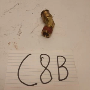 NEW 5/8 X 1/2 Brass Push to Connect Male 45 Degree Elbow 5032942 (SHIPS FREE!) - Picture 1 of 3