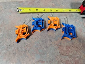 Lot of Four (4) - 3D Printed - Detroit Tigers - Keychains - Picture 1 of 7
