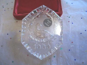 Waterford Crystal 1989 6 GEESE 12 DAYS OF CHRISTMAS Ornament MIB - Picture 1 of 2