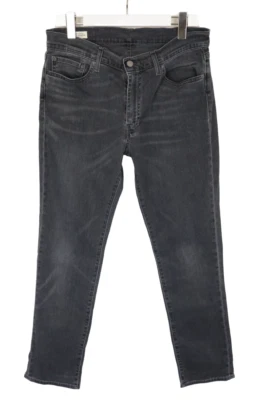 Levi's 511 Premium Vaqueros Hombres W33/L32 Delgado Elástico Triquitos Gris - Imagen 1 de 4