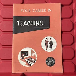 Folleto Your Career In Teaching National Association of Manufacturers de colección 1955 - Imagen 1 de 3
