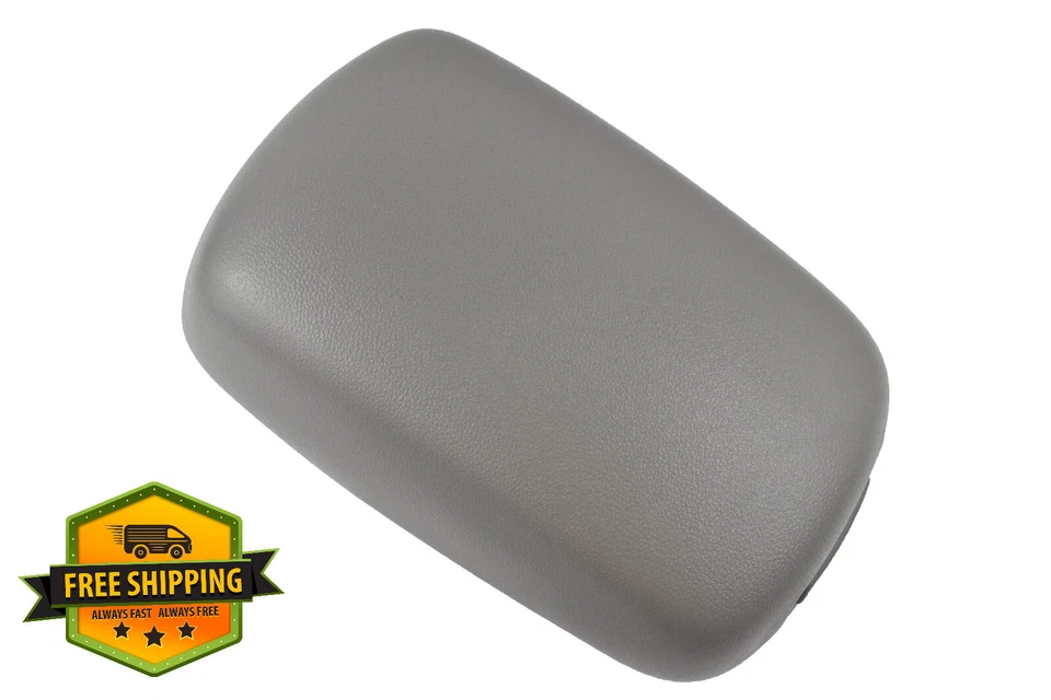 Conjunto de tapa reposabrazos de cuero gris consola central Kia Optima 2006-2008 OEM Foto 1 de 4