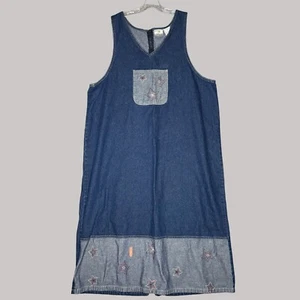 Sunshine Apparel Pinafore Womens Size 2X Blue Academia 90s Teacher Y2K Capsule - Picture 1 of 12