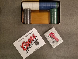 Coors Light Poker Set - Brand New & Sealed - Picture 1 of 3