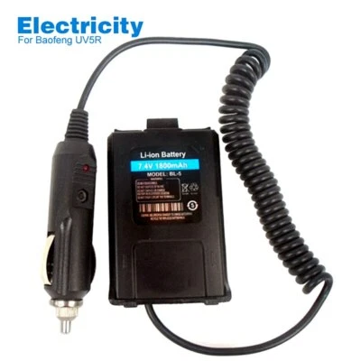Battery Eliminator Car Charger For BAOFENG UV-5R UV5RA Two Way Radio UV5R UV-5RA - Image 1 of 4