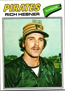 1977 Topps #167 Rich Hebner Pittsburgh Pirates Free Shipping! - Picture 1 of 2