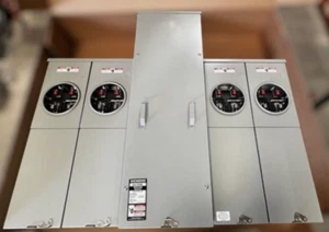 Siemens WPK4412 Meter Socket NEC2020 4-Gang 400A 225 Amp RING-TYPE UNI-PAK - Picture 1 of 1