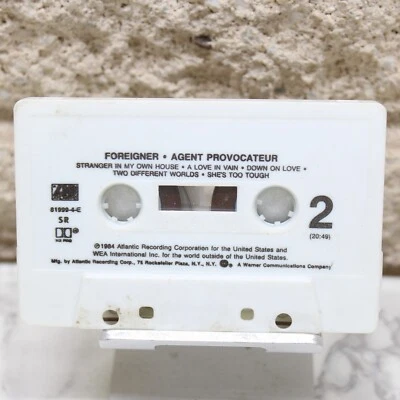Foreigner Agent Provocateur Cassette Tape ONLY #2 - Image 1 of 3