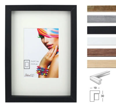 3D Objektrahmen Holz Bilderrahmen A4 23x23 30x40 40x50 50x70 Shirt Trikot Rahmen - Bild 1 von 4