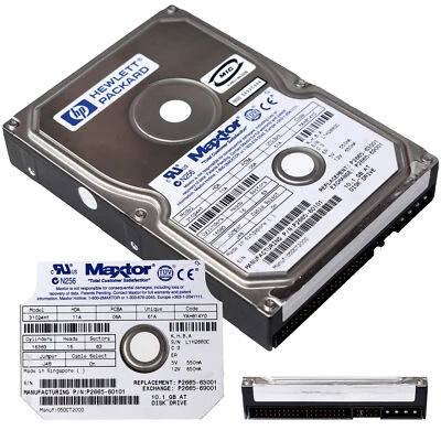 Vintage HDD 8.9cm 3.5" 31024H1 P2665-63001 P2665-69001 Maxtor 10.1GB 10GB M731 - Image 1 of 4