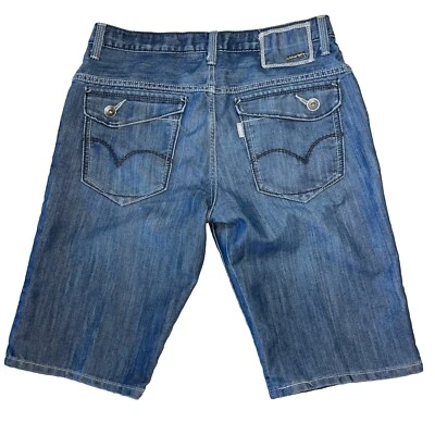 Pantalones cortos vaqueros Silver Tab Levi’s para hombre talla 33 X 12 Y2K Foto 1 de 4