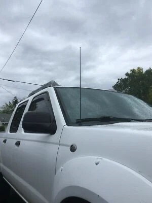 21" Black Stainless Antenna Mast Power Radio AM/FM for NISSAN FRONTIER 1998-2023 - Image 1 of 4