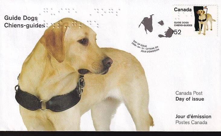 Canada FDC 2008 Guide Dogs sc#2266 - Image 1 of 1