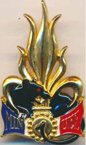 1° Régiment Etranger de Génie, 2° Cie, M.I.N.U.E.E, matriculé, LR.Paris (3664) - Picture 1 of 2