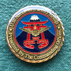 Pièce de défi USN Naval Air Facility Atsugi Japon commandants Presento