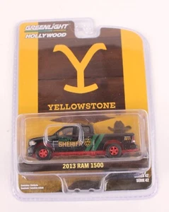 Camión Greenlight 2013 RAM 1500 Red Chase Yellowstone Sheriff nuevo en equipamiento - Imagen 1 de 7